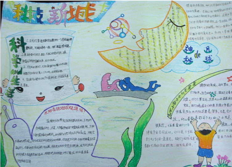 科技新城手抄报