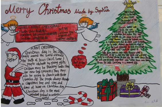 有关圣诞节手抄报