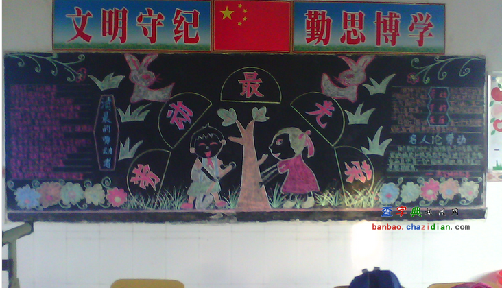 劳动最光荣黑板报