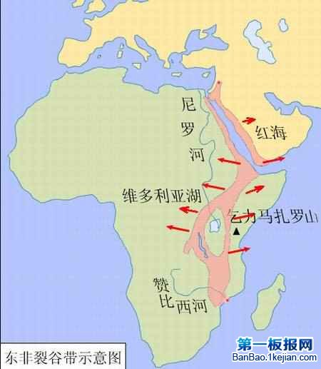 世界最长的裂谷带——东非大裂谷