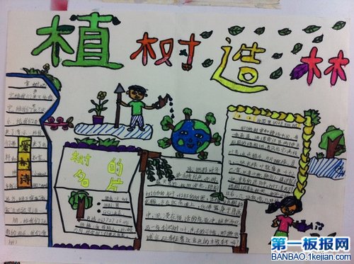 小学生植树造林手抄报-树的名言