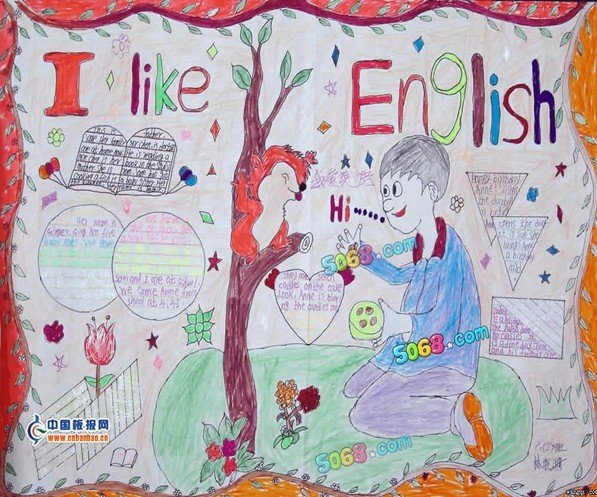 好看的圣诞节英语手抄报图片