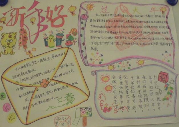团圆新年手抄报 经典的传说介绍