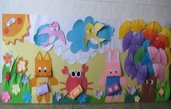 幼儿园走廊布置：小动物们